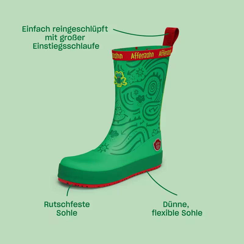 Affenzahn Gummistiefel Vegan Plashy Eule