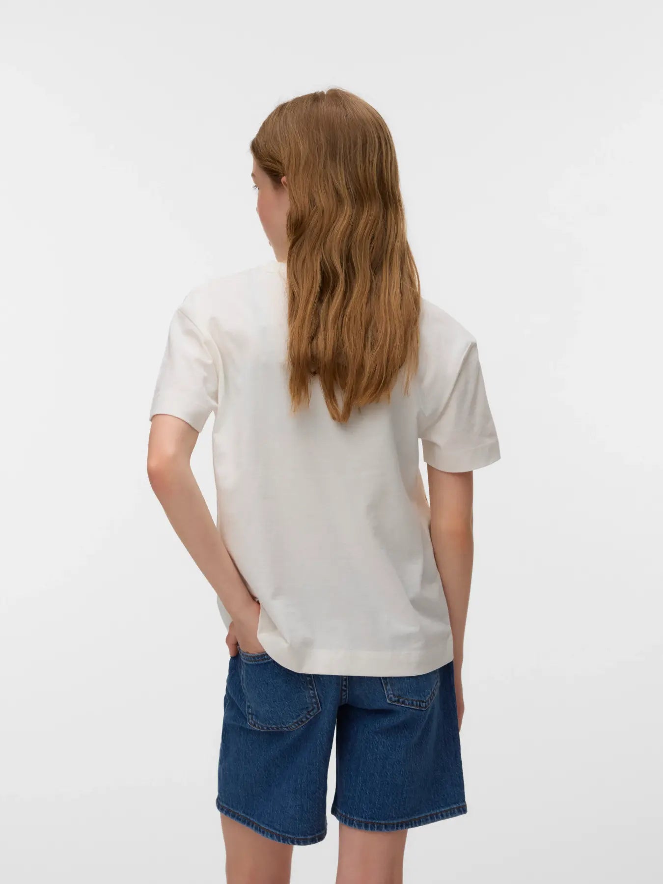Vero Moda Girls T-Shirt Sonnenblumen weiß