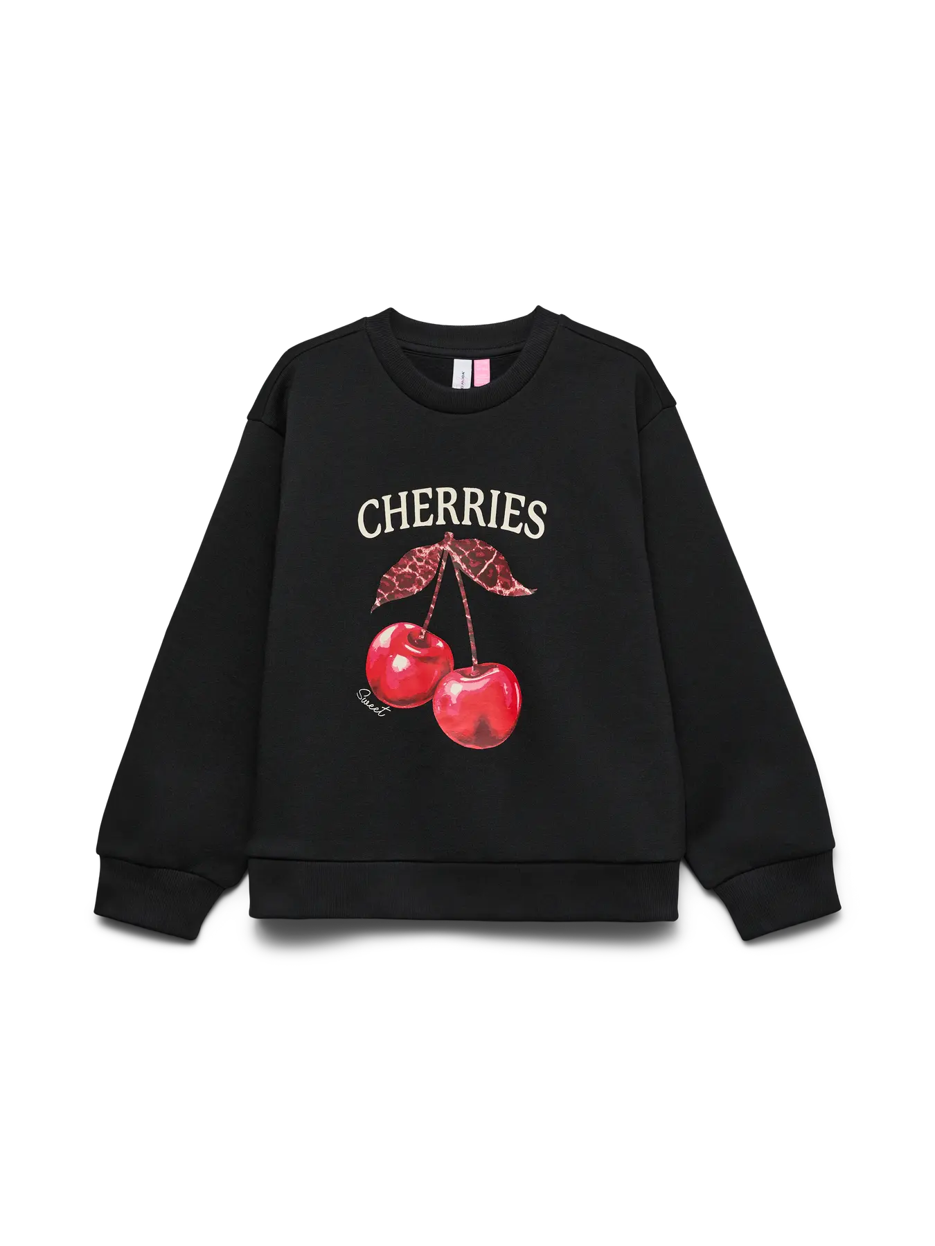 Vero Moda Girls Sweatshirt Kirschen schwarz