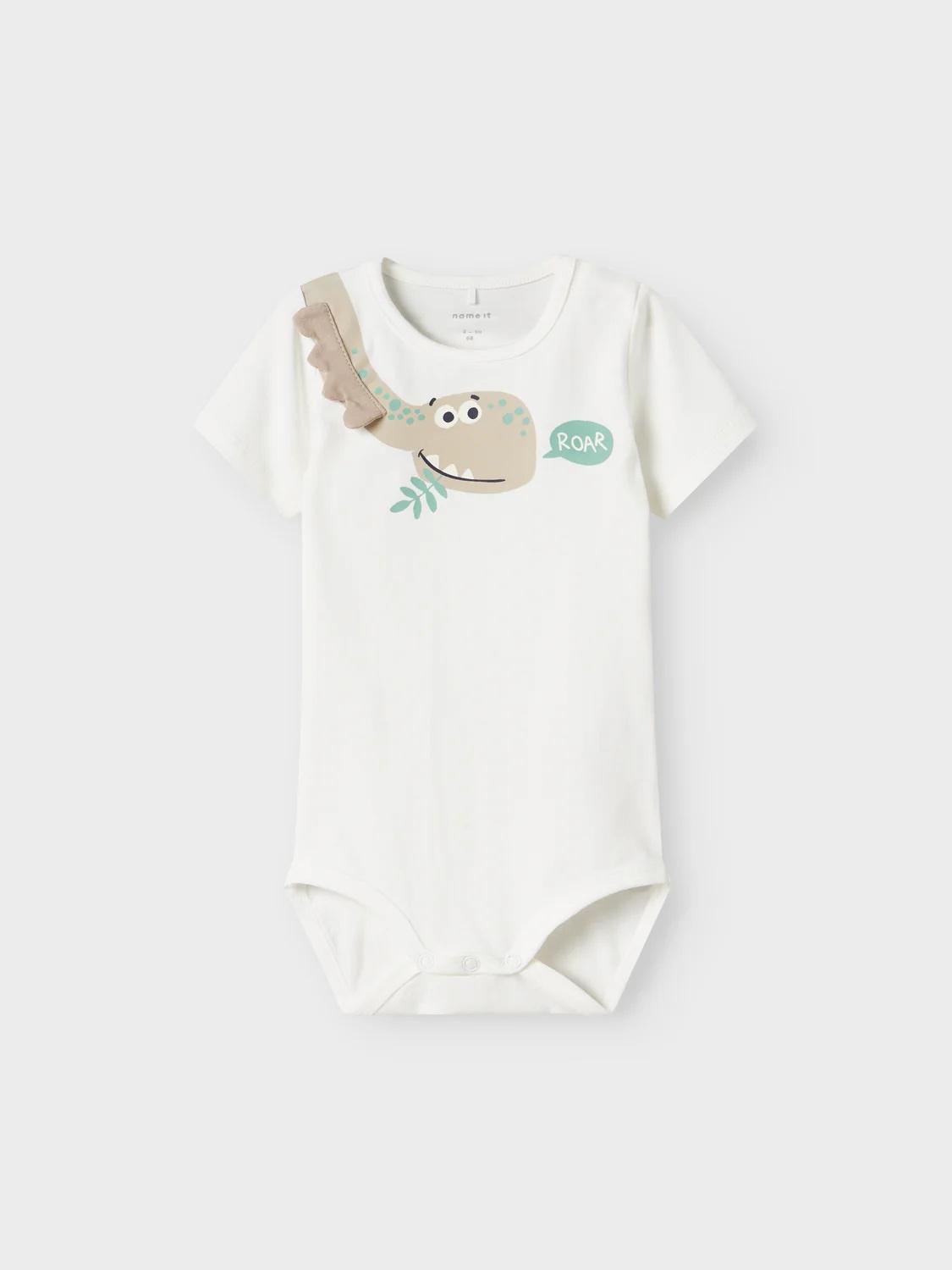 Name it kurzarm Body Dino cloud dancer
