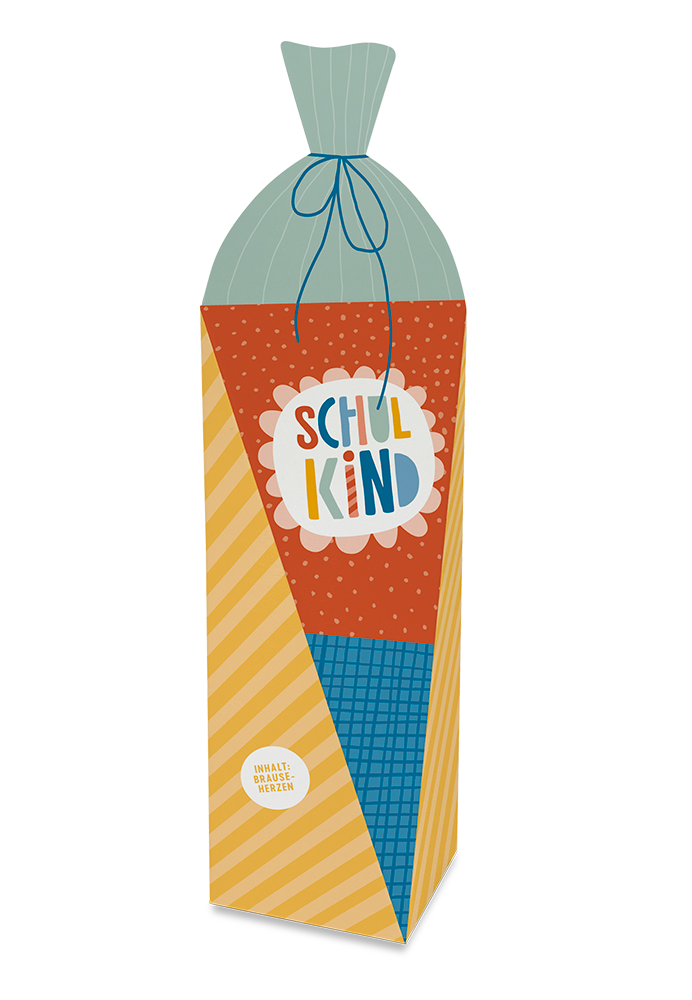 Brauseherzen Schultüte "Schulkind"