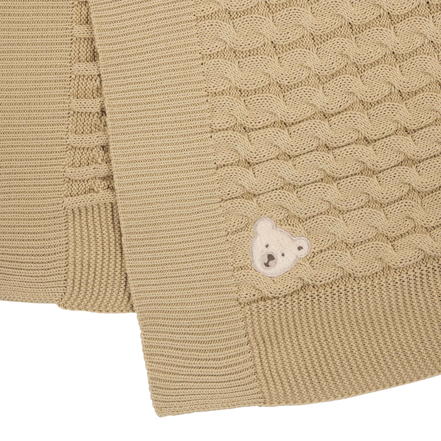 Steiff Strickdecke sesame