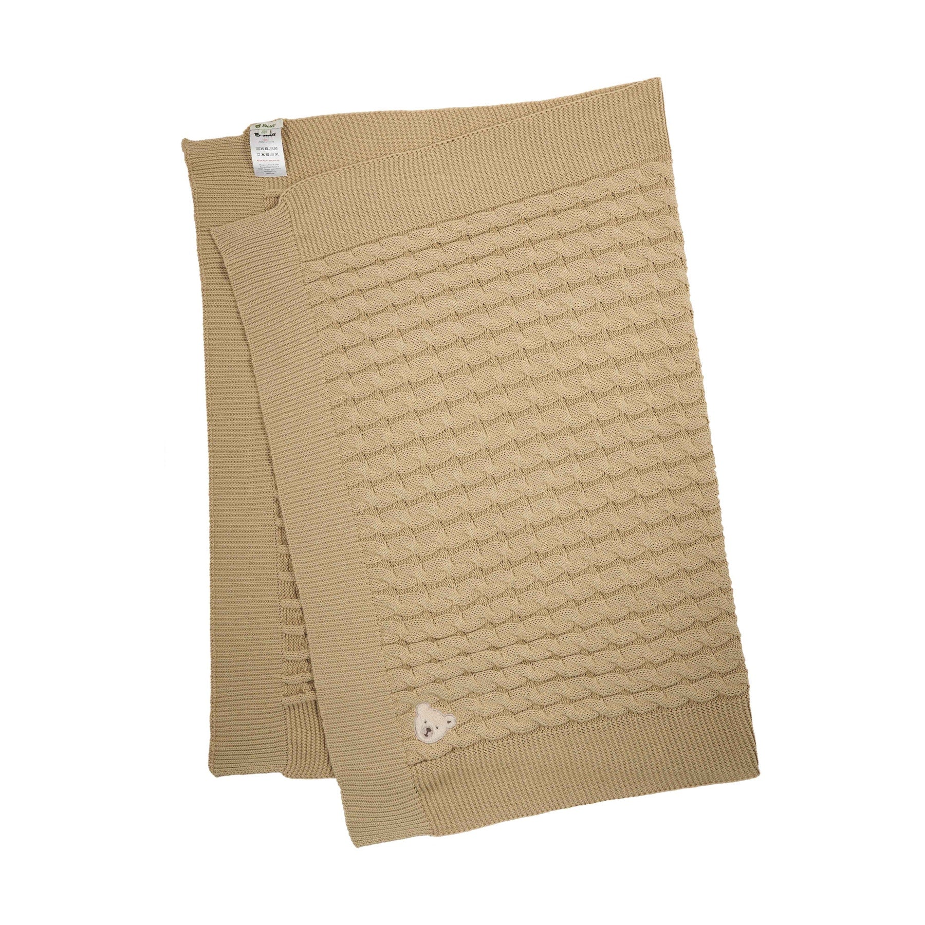 Steiff Strickdecke sesame