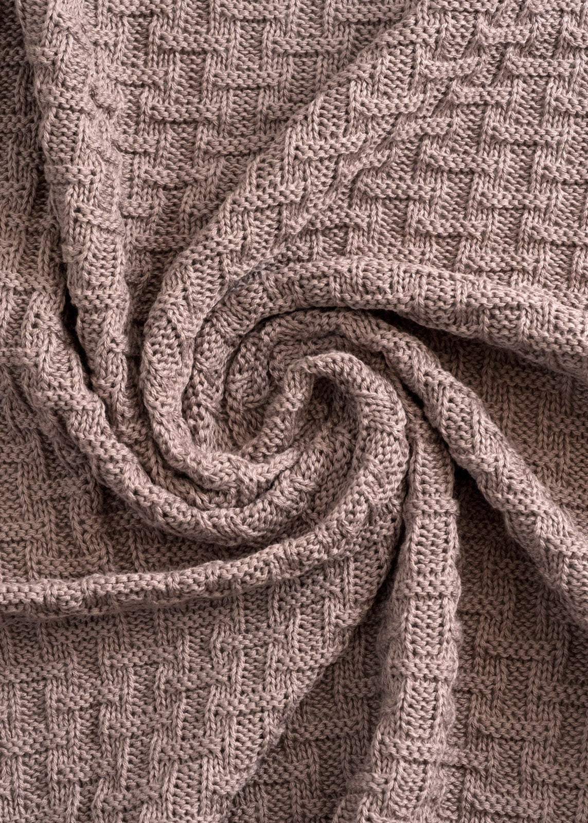 Babydecke Strickdecke aus BioBaumwolle