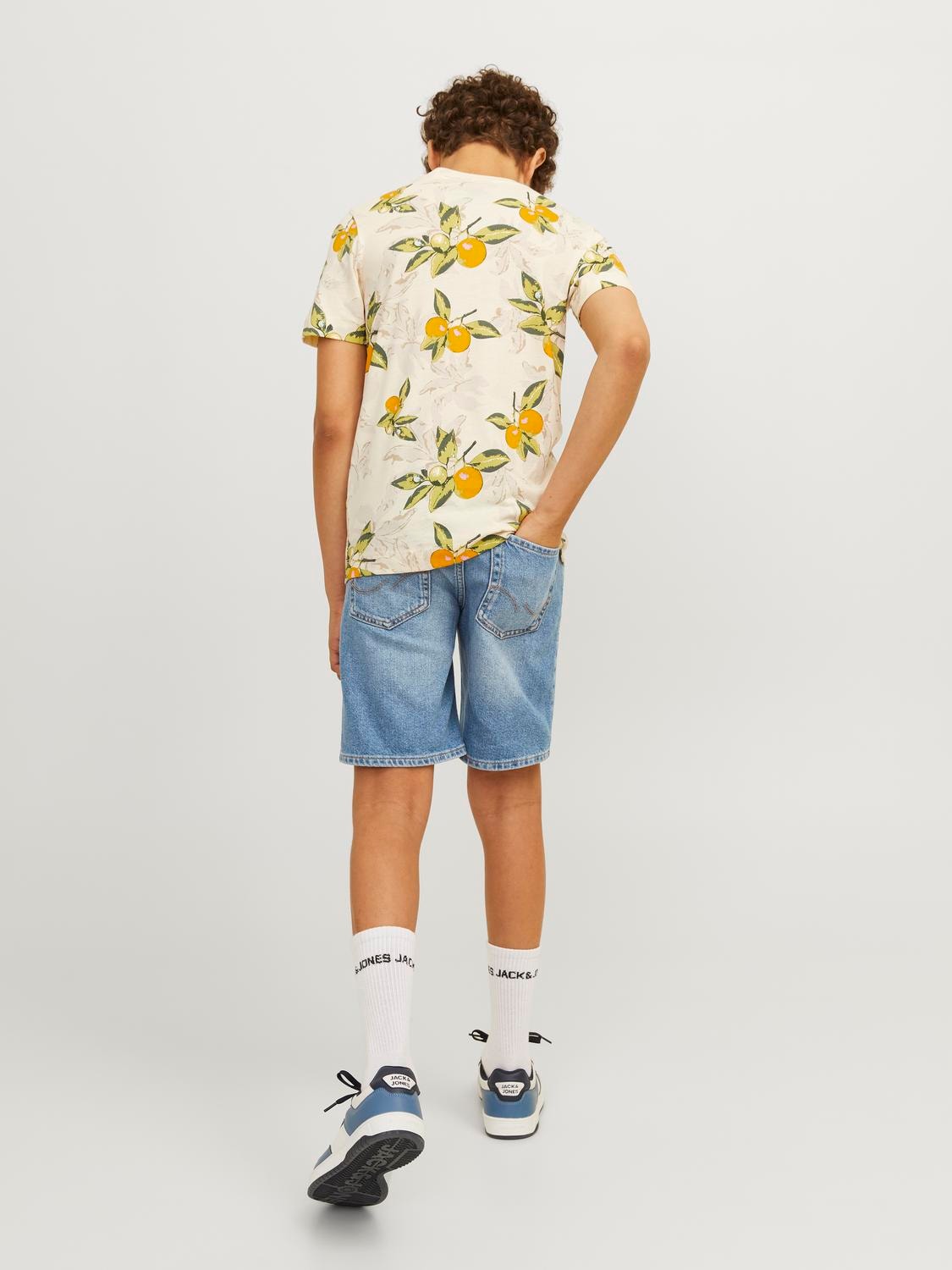 Jack & Jones Junior Jeans Shorts Chris Blue Denim