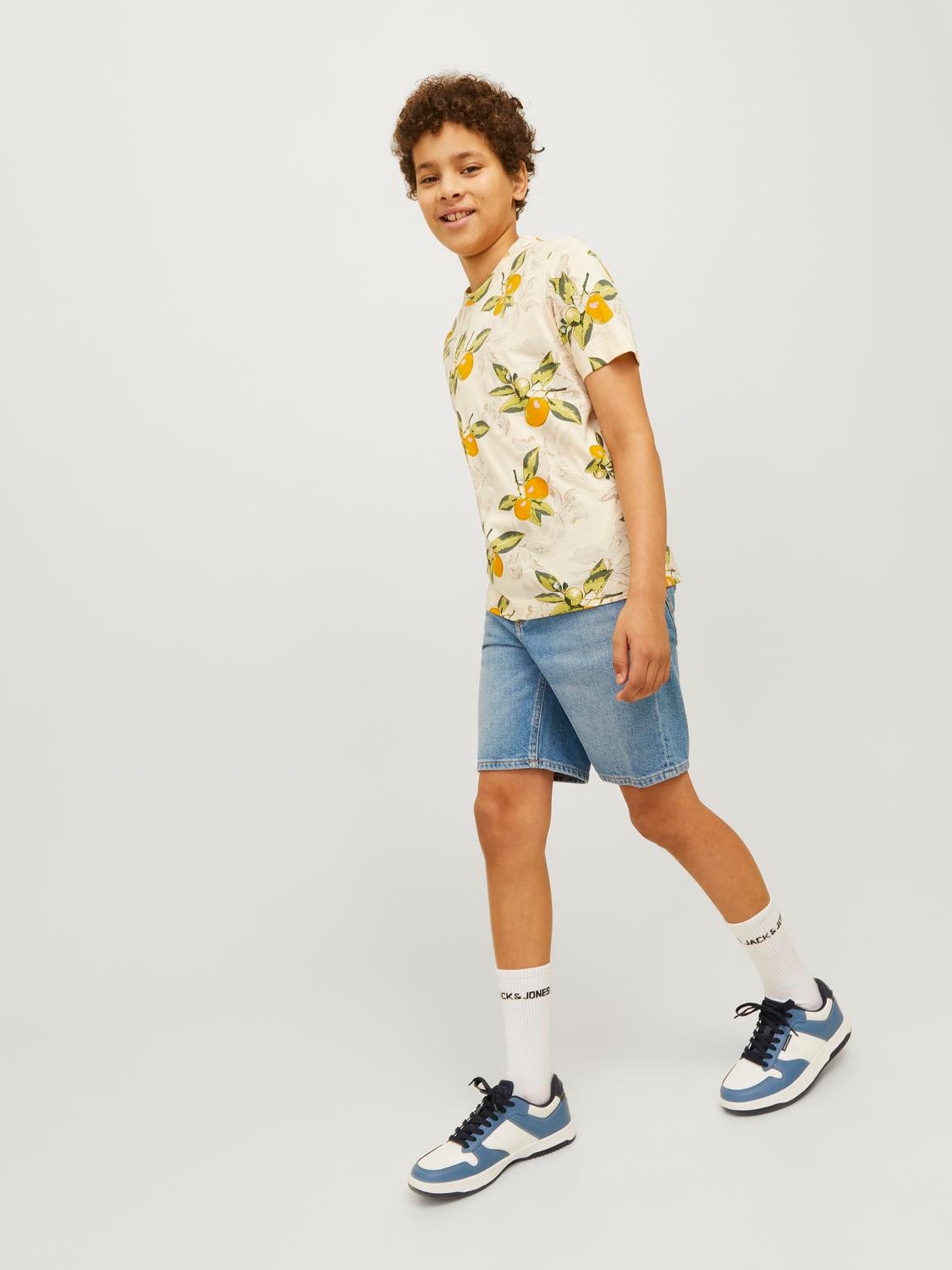 Jack & Jones Junior Jeans Shorts Chris Blue Denim