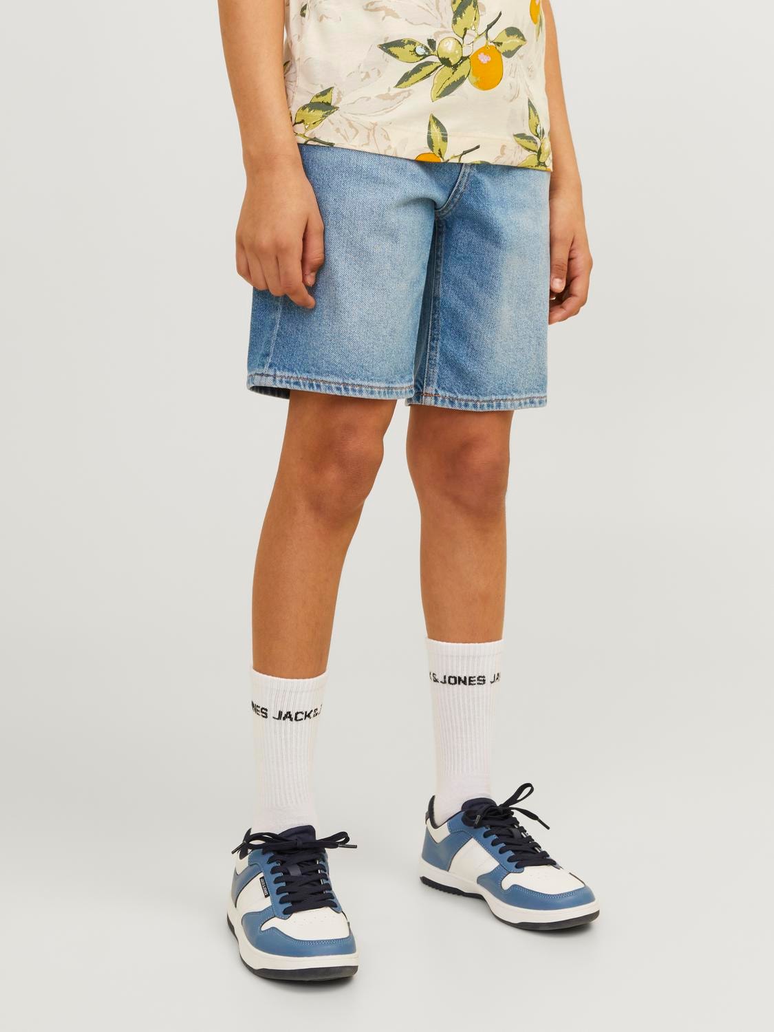 Jack & Jones Junior Jeans Shorts Chris Blue Denim