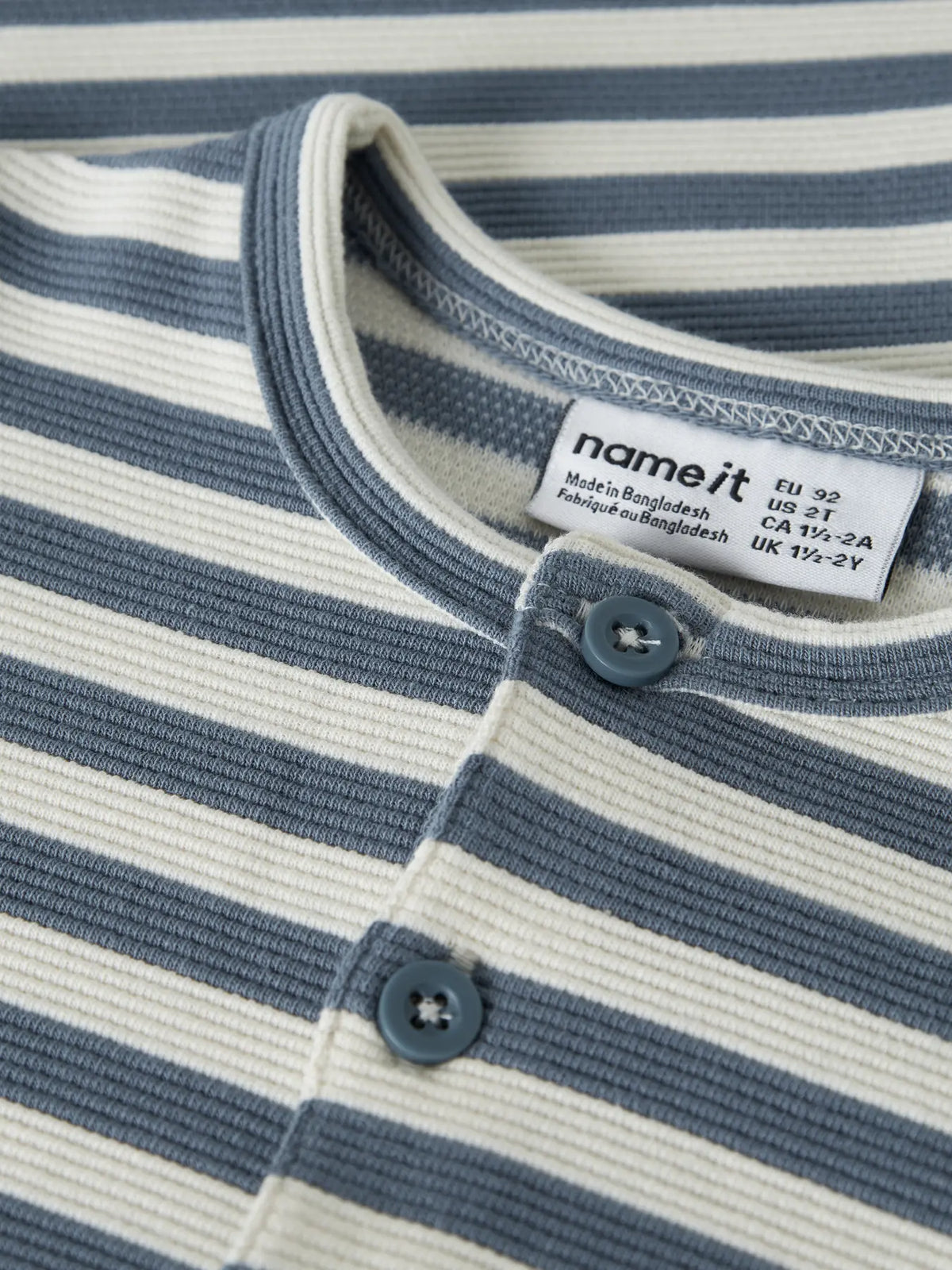 Name it Langarmshirt Streifen blue mirage