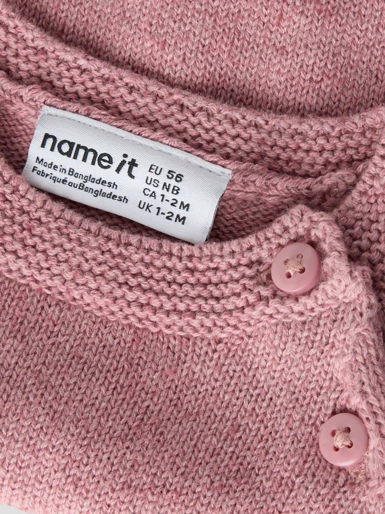 Name it Strickpullover Kätzchen lilas