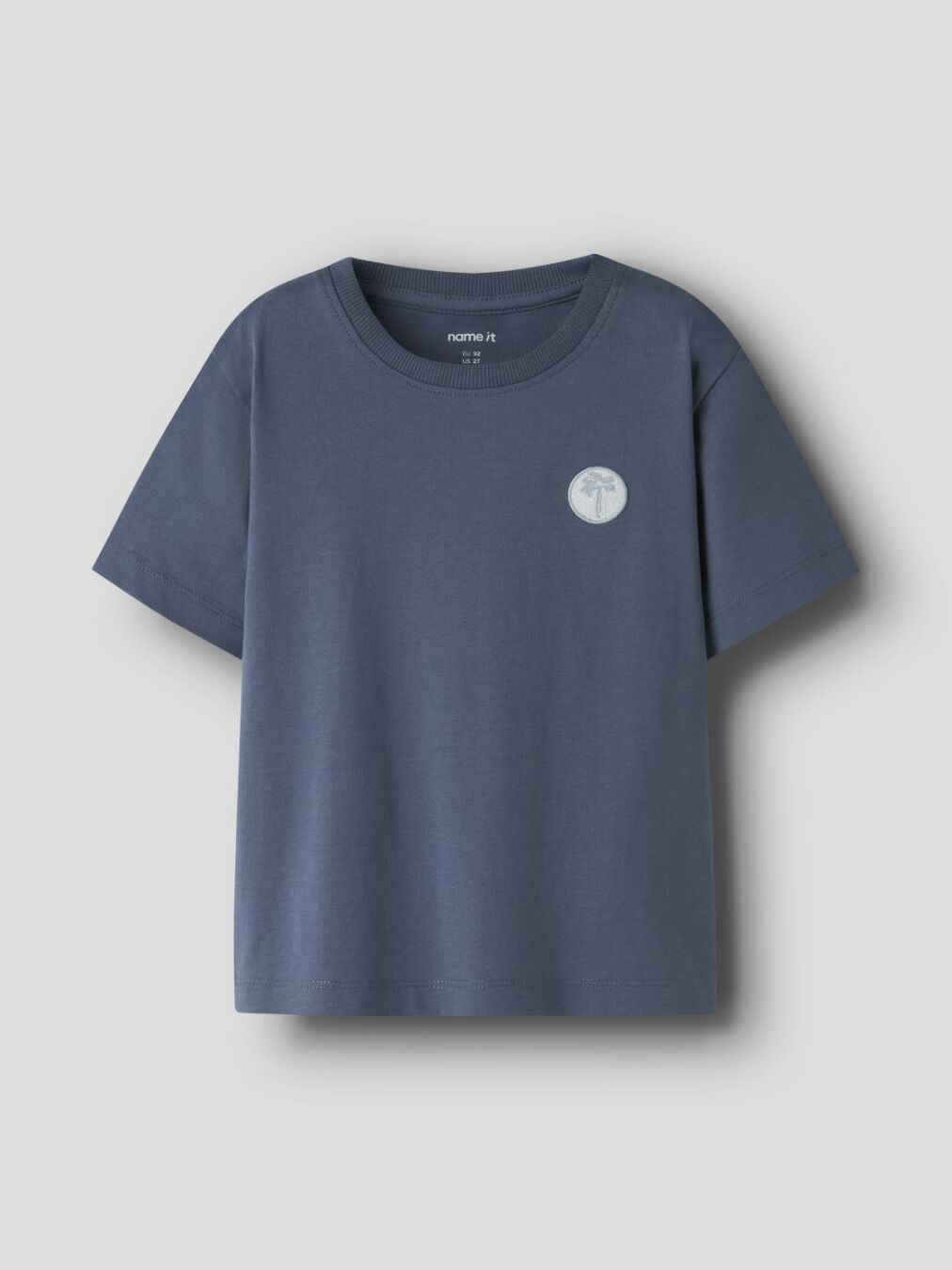 Name it T-Shirt Palme vintage indigo