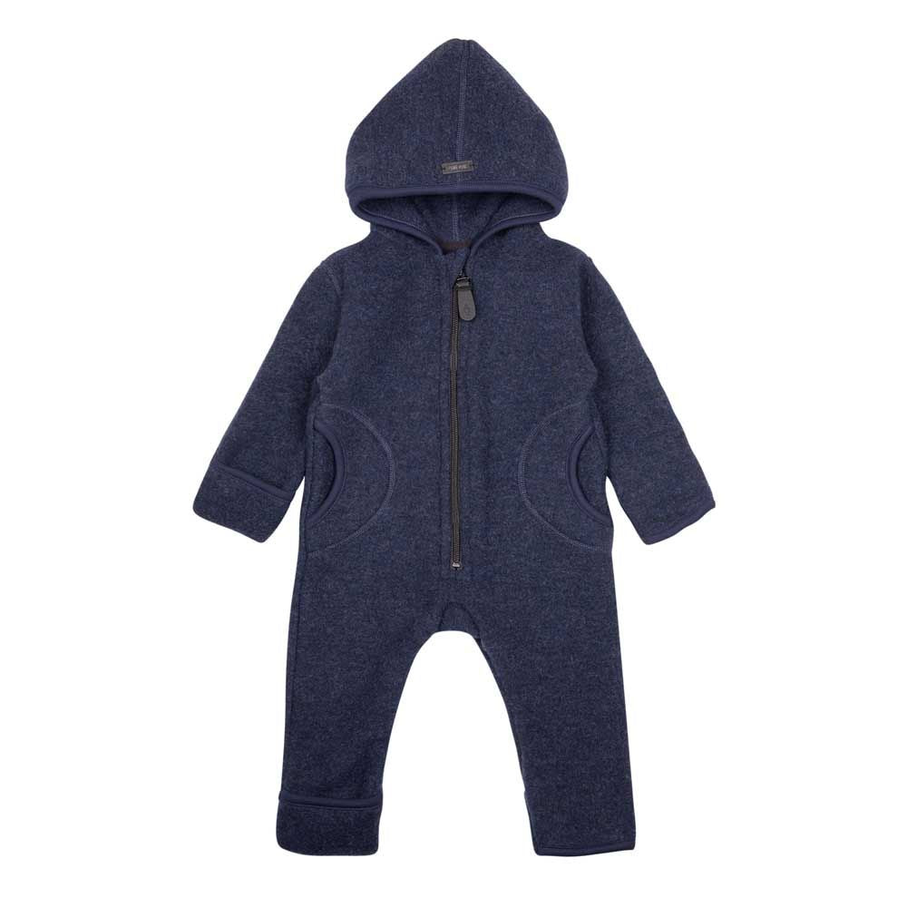 Pure Pure Merino/Bio Baumwolle Overall marine