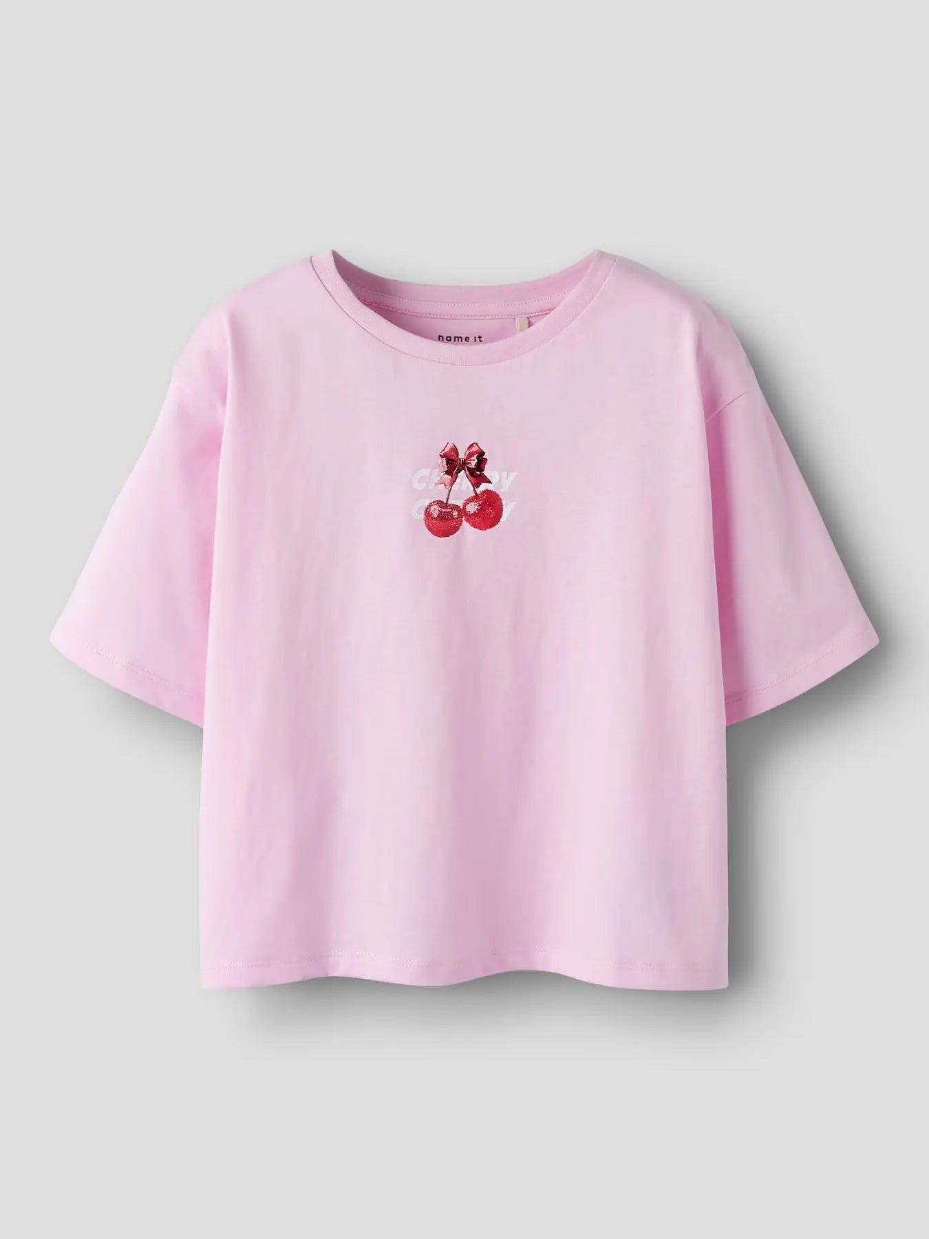 Name it Short T-Shirt Kirsche zartrosa