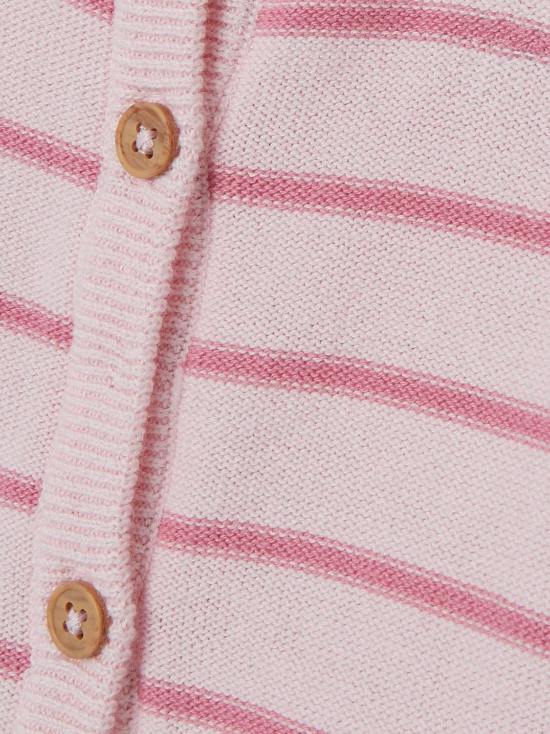Name it Strickjacke rosa gestreift