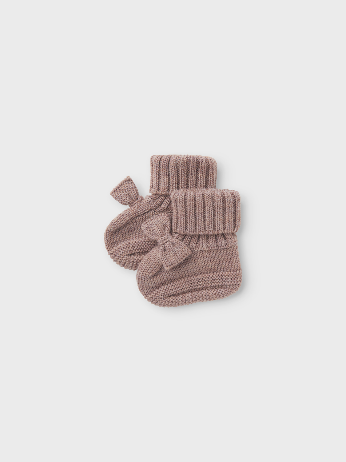 Name it Merino Schühchen purple dove