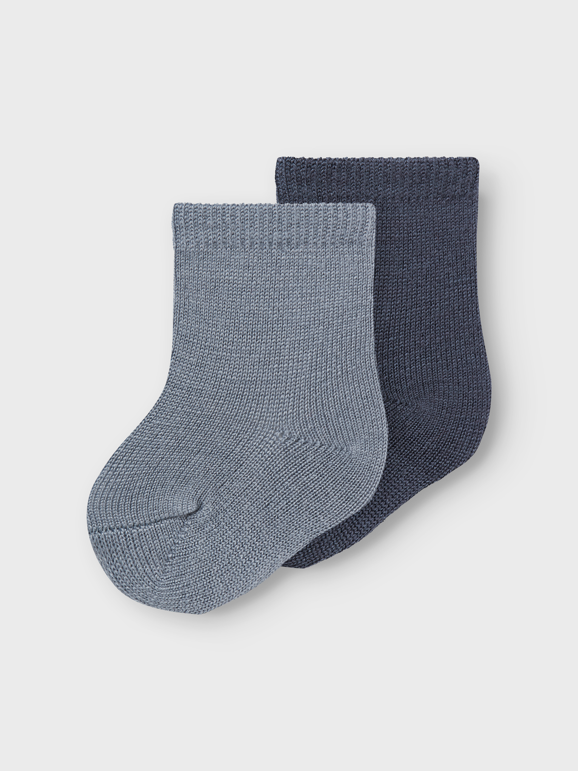 Name it 2er Pack Merino Socken ombre blue