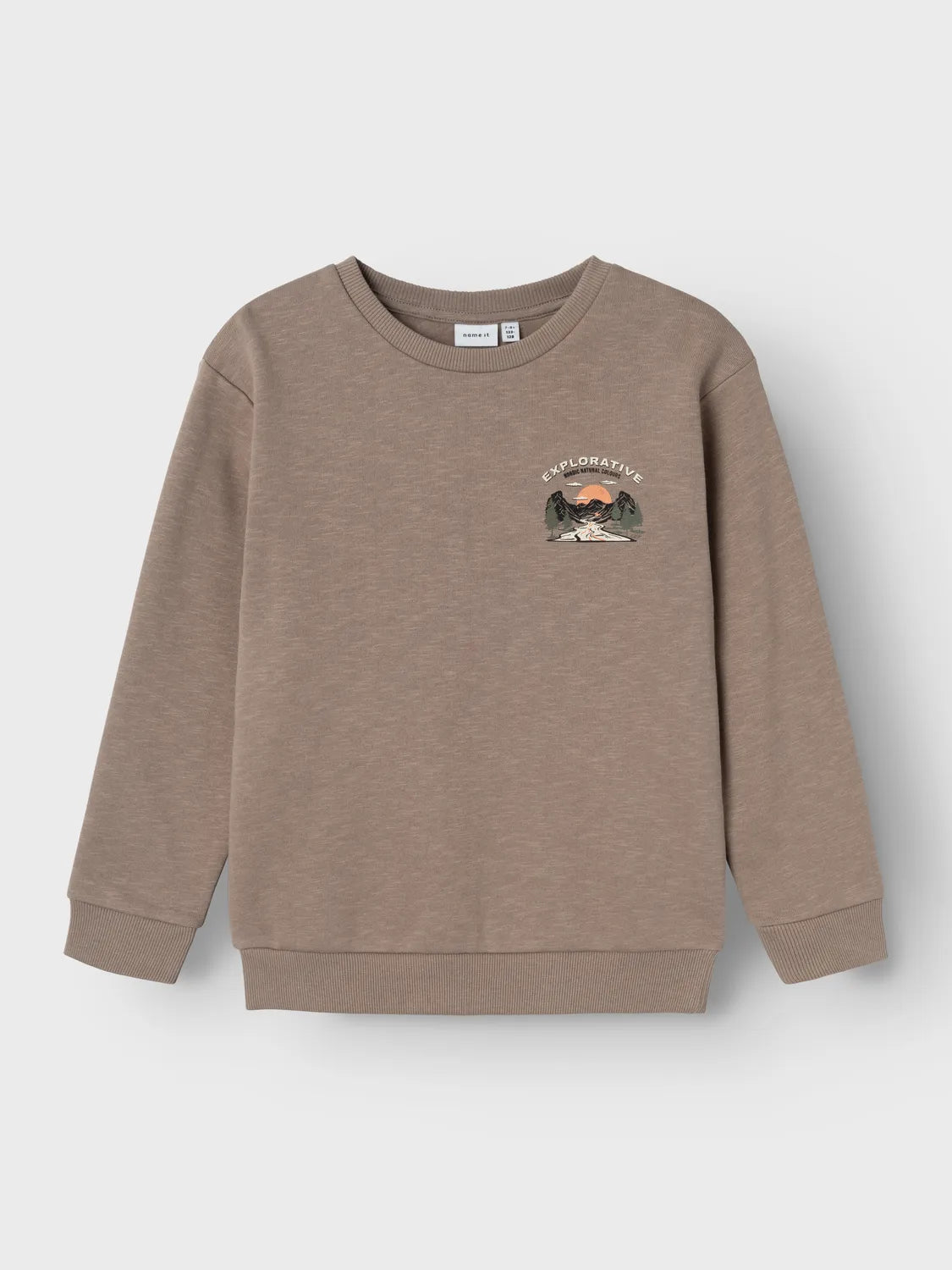 Name it Sweatshirt Mountains braun