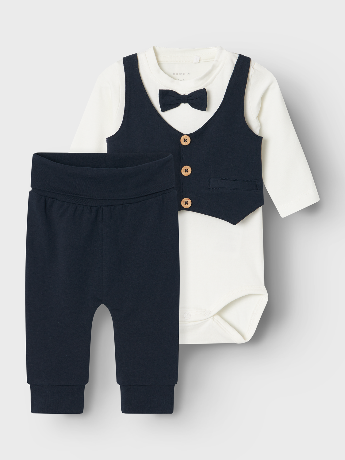 Name it Body Set mit Weste & Hose dunkelblau