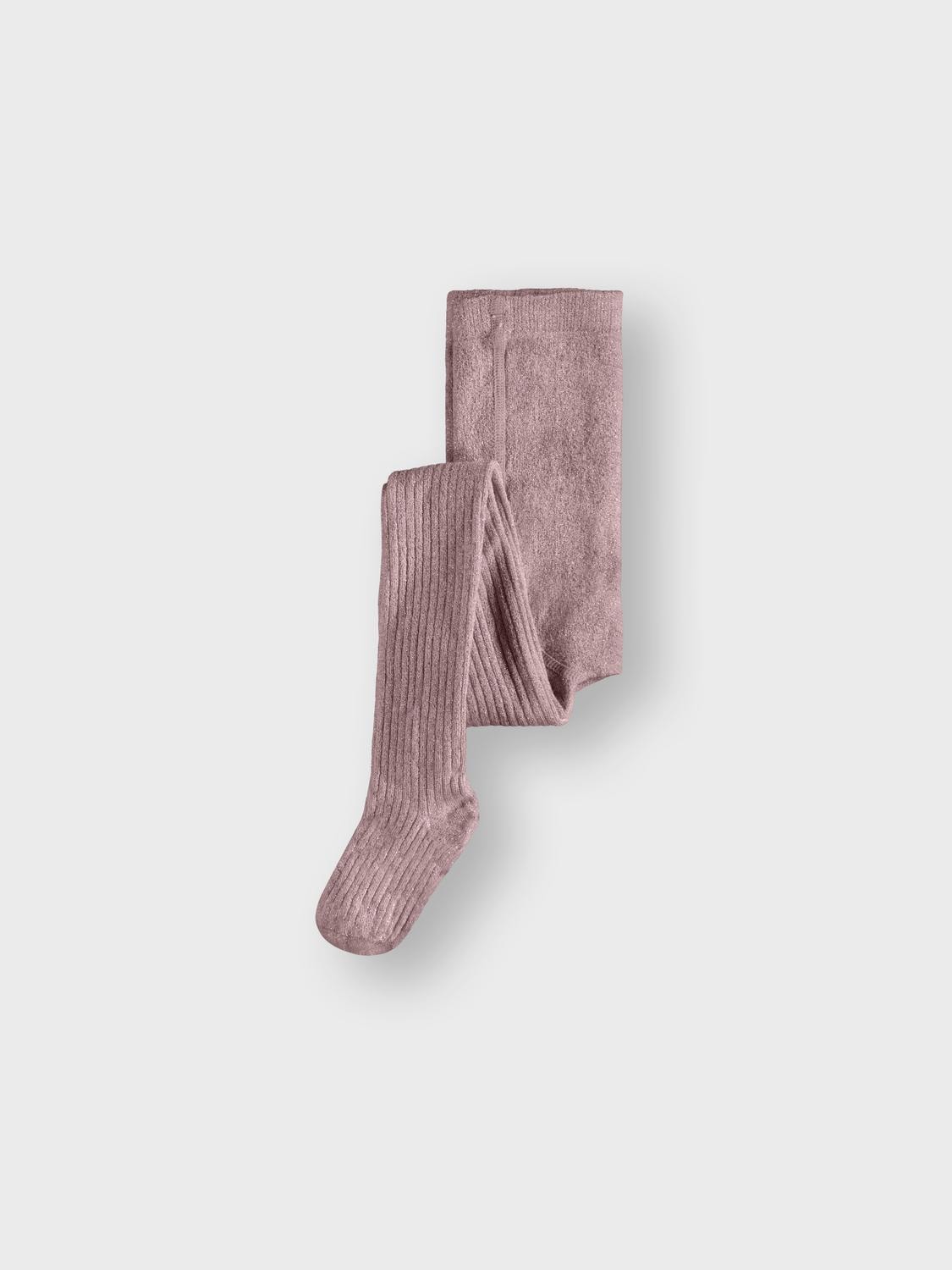 Name it Glitzer Strumpfhose woodrose