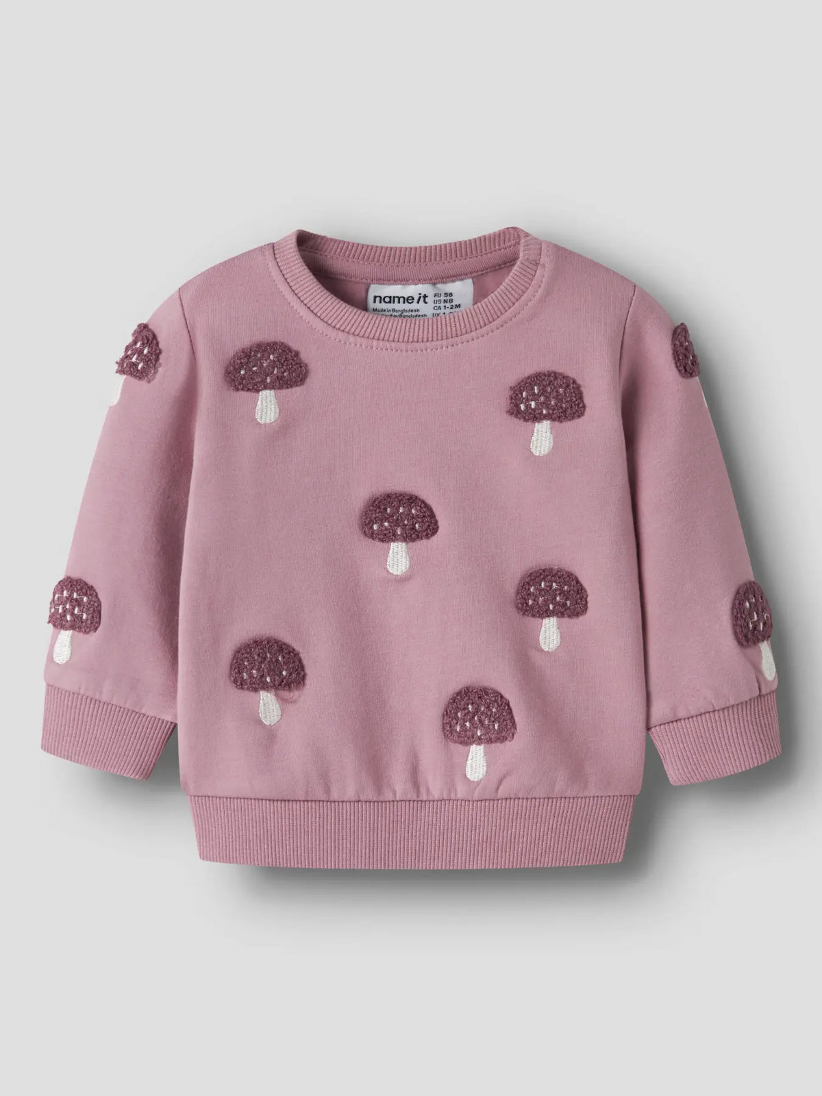 Name it Sweatshirt Pilze lilas