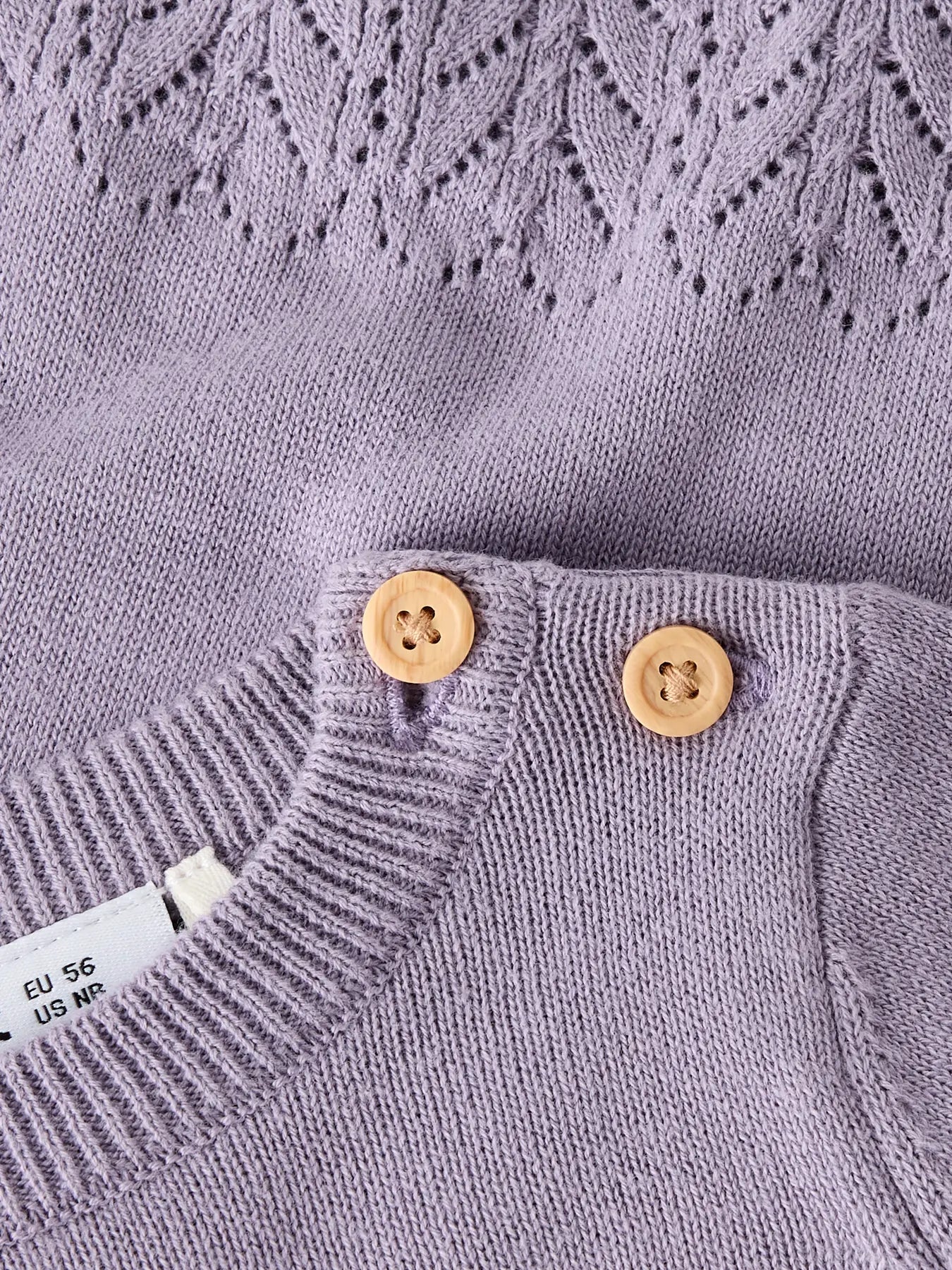 Name it Strickpullover lavender gray