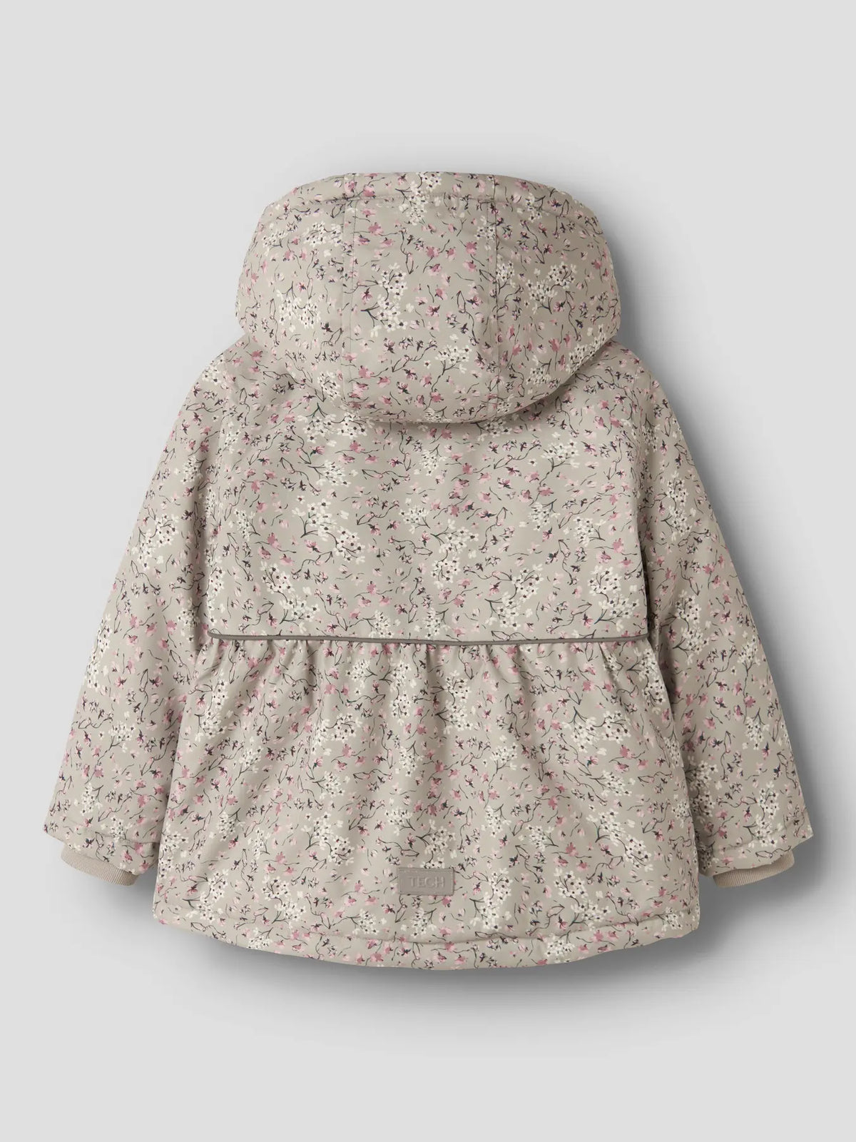 Name it Winterjacke Floral graubeige