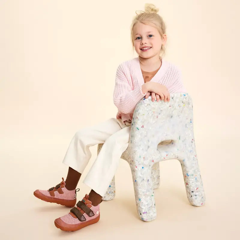 Affenzahn Barfuß - Übergangsschuh Knit Happy Reh