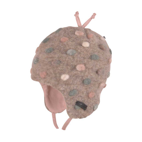 Pure Pure Woll Walk Bindemütze kaschmir-bunt dots