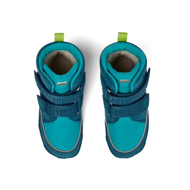 Affenzahn Barfuß - Winterstiefel Vegan Comfy Hai petrol