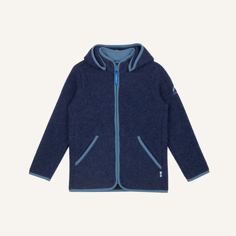 Finkid LUONTO WOOL Wollfleecejacke - Zip in Innenjacke navy/dove