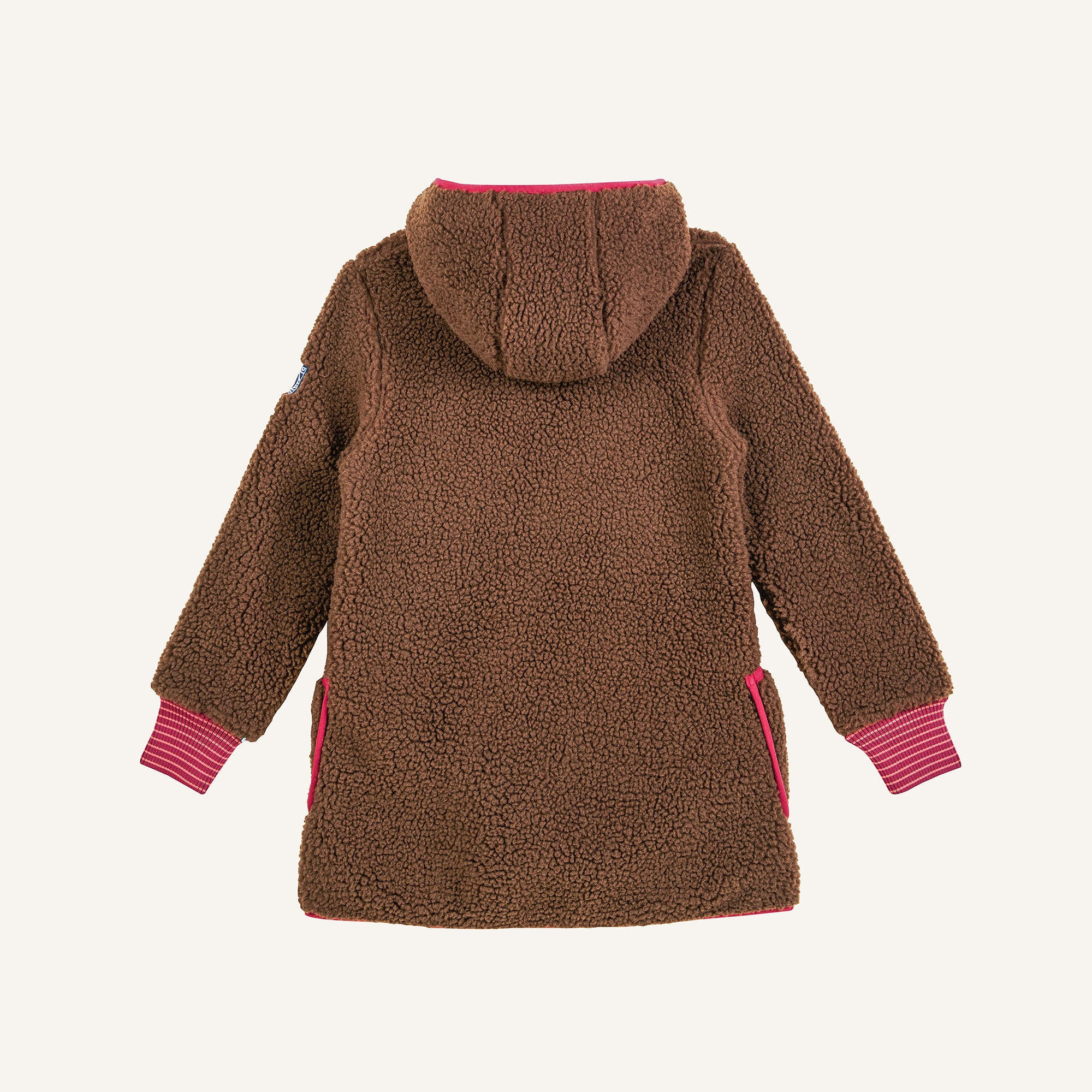 Finkid LIKKA NALLE Teddyjacke - Zip in Innenjacke cocoa/beet red