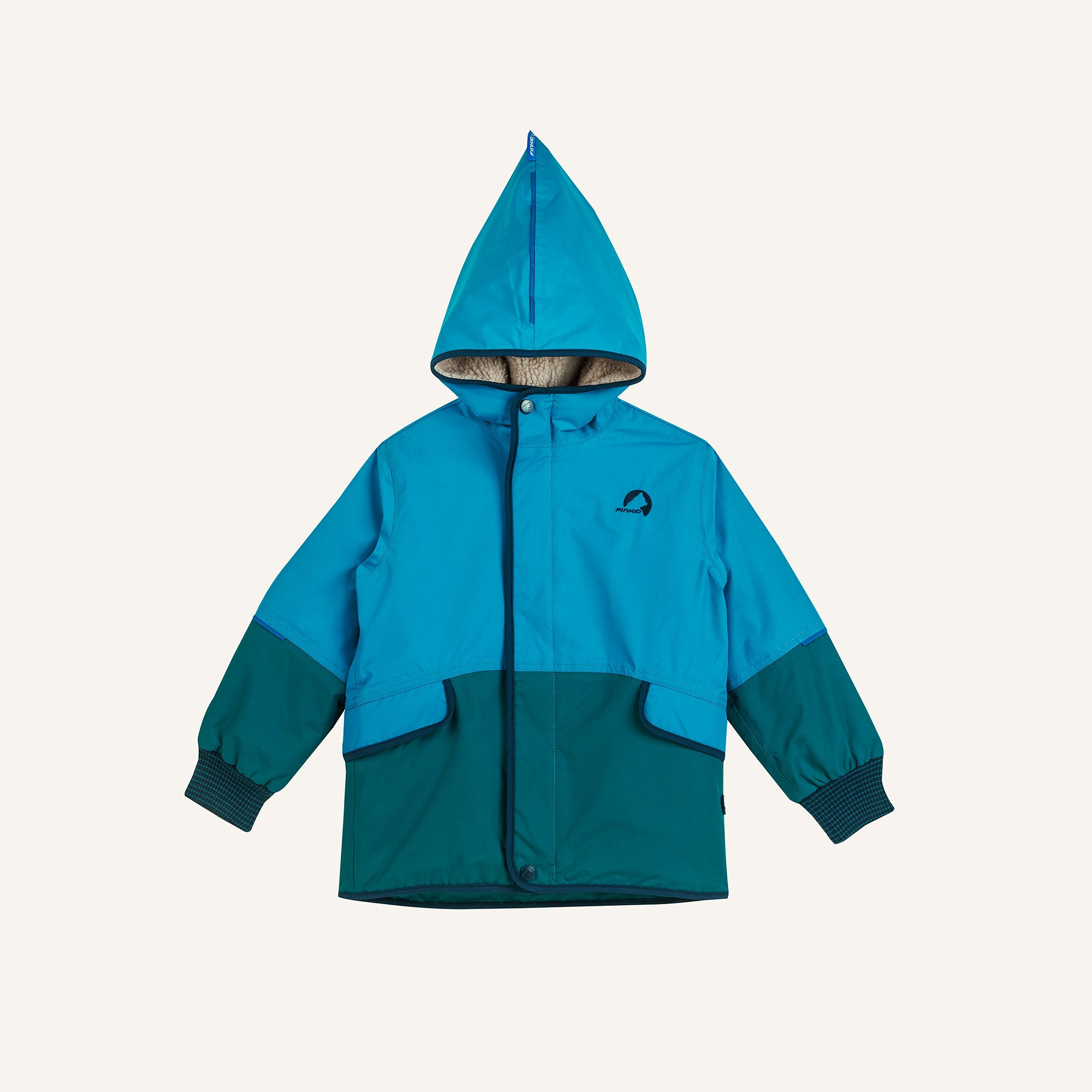 Finkid MOSKA MUKKA Winterjacke mit Teddyfutter seaport/navy