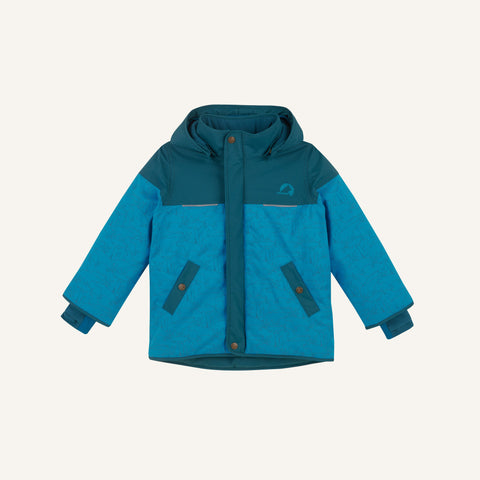 Finkid KOIRA ICE Winterparka mit reflektierendem Animal Print mosaic/deep teal