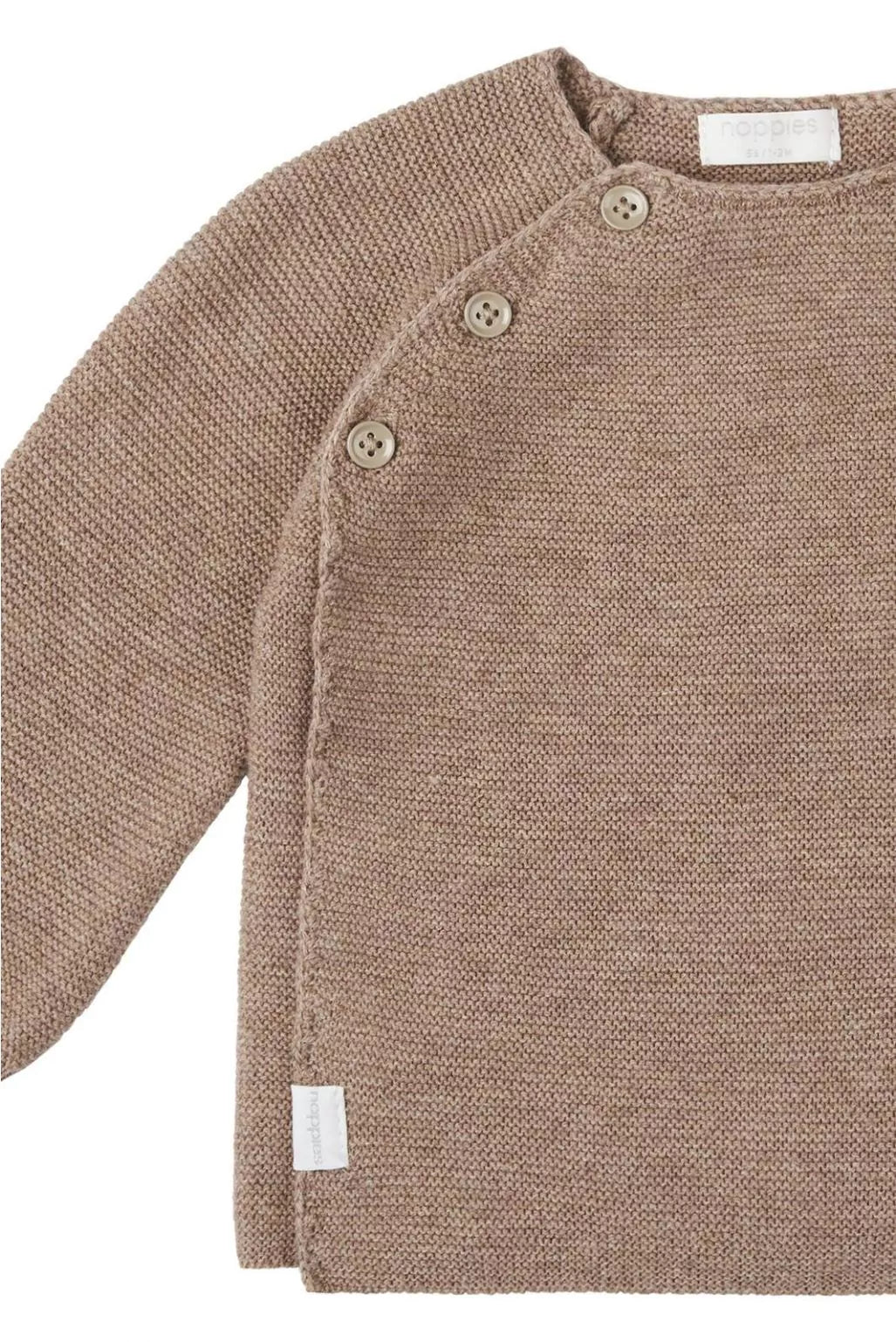 Noppies Baby Strickjacke Taupe Melange