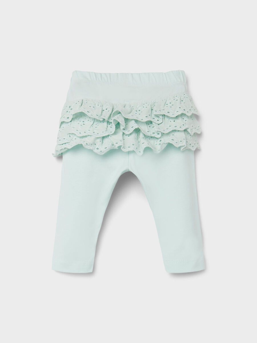 Name it Leggings Rüschen Po glacier