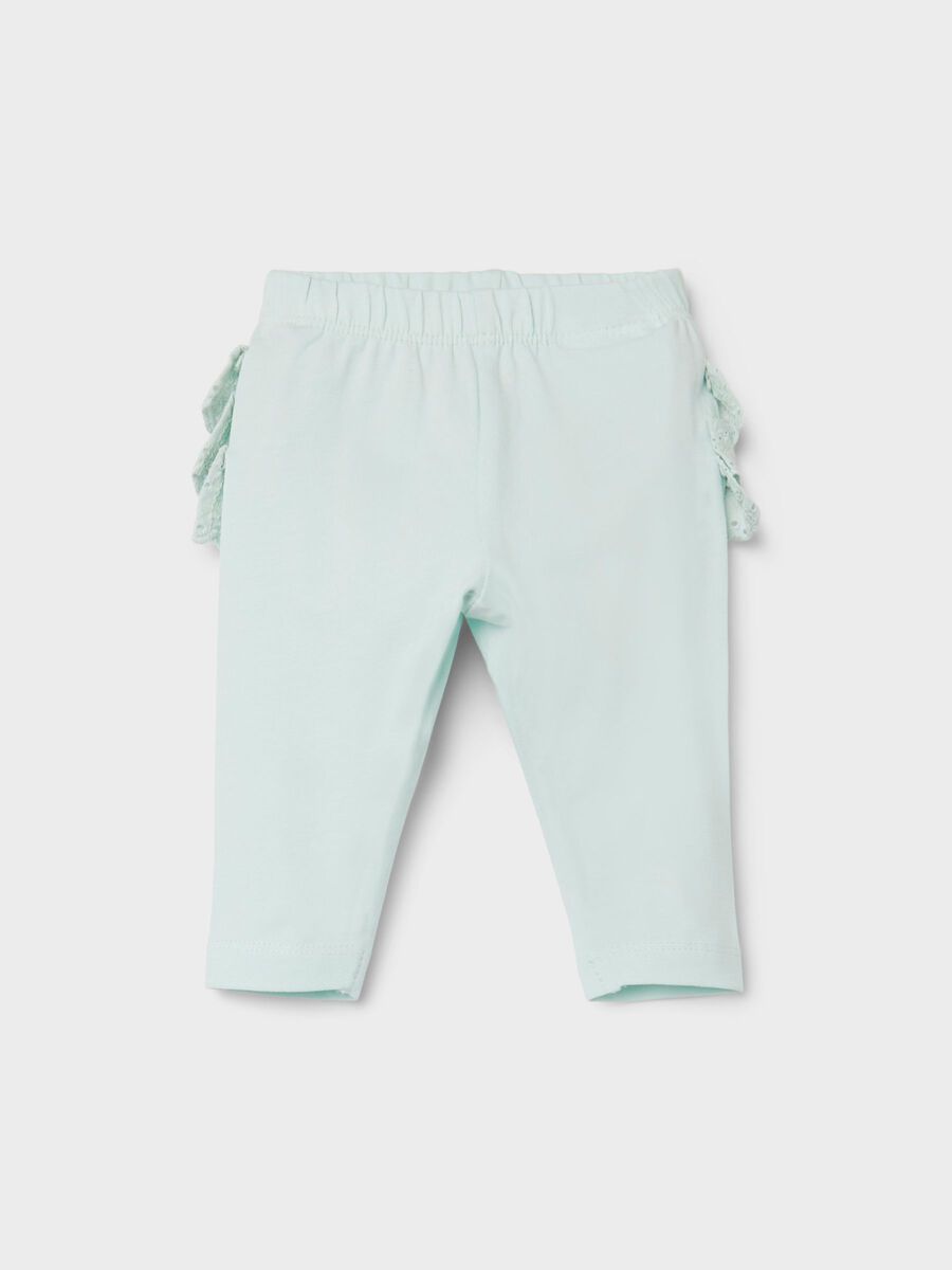 Name it Leggings Rüschen Po glacier