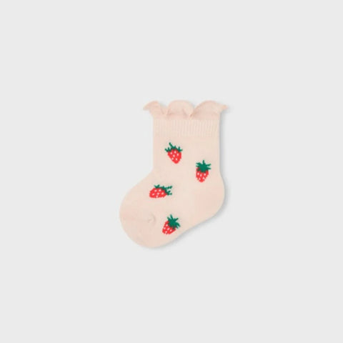 Name it Socken Erdbeeren rose smoke