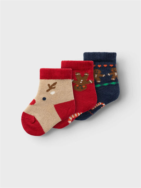 Name it 3er Pack Socken Weihnachten