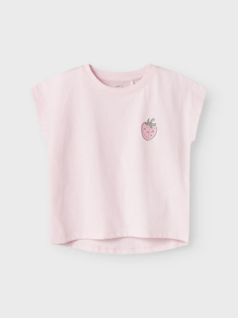 Name it T-Shirt Erdbeere zartrosa