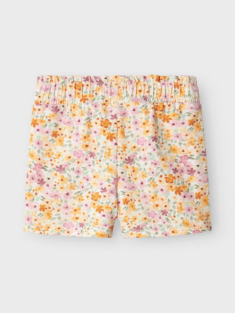 Name it Shorts Floral gelb/orange
