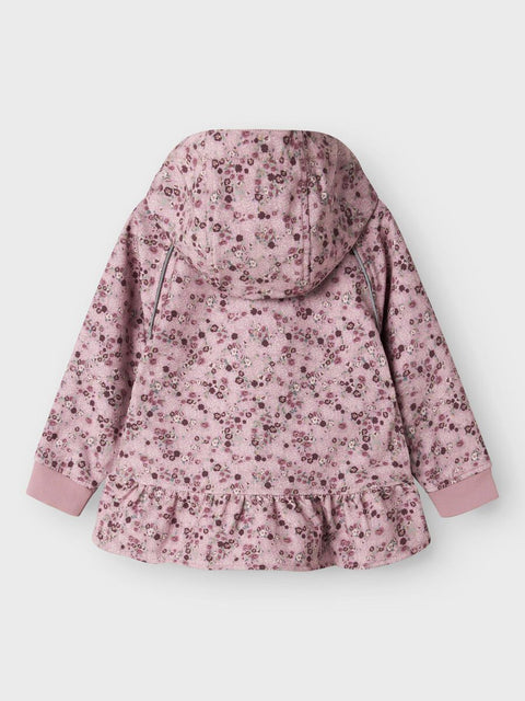 Name it Softshelljacke Floral mauve shadows