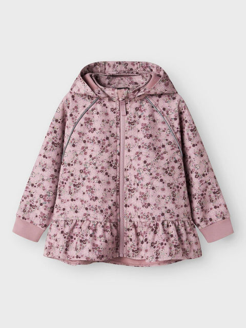 Name it Softshelljacke Floral mauve shadows