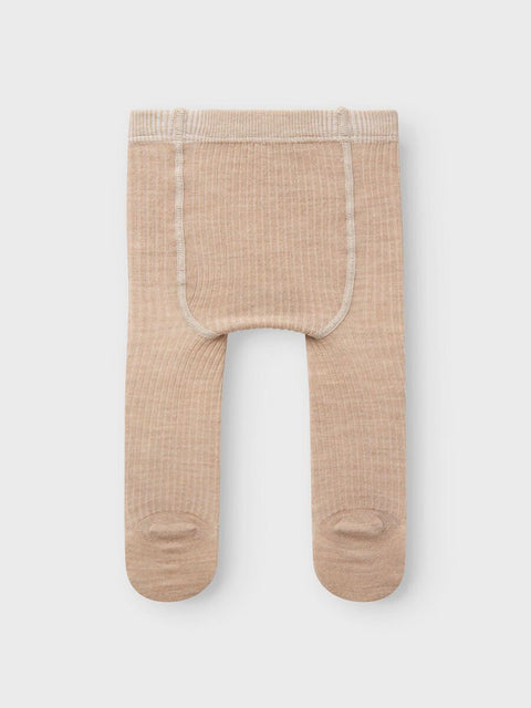 Lil' Atelier Woll Strumpfhose beige