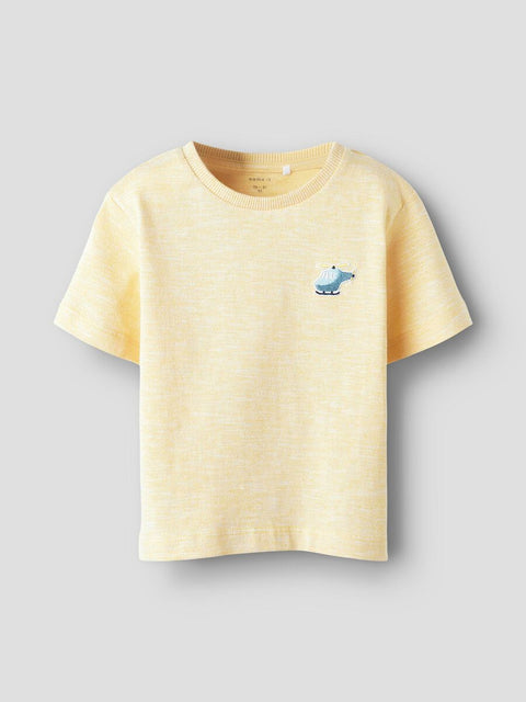 Name it T-Shirt Hubschrauber gelb