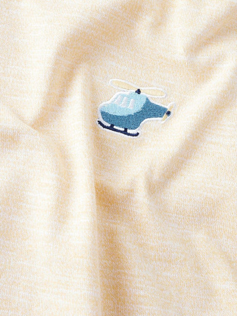 Name it T-Shirt Hubschrauber gelb