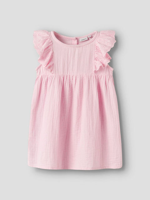 Name it Musselin Kleid zartrosa