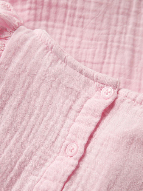 Name it Musselin Kleid zartrosa