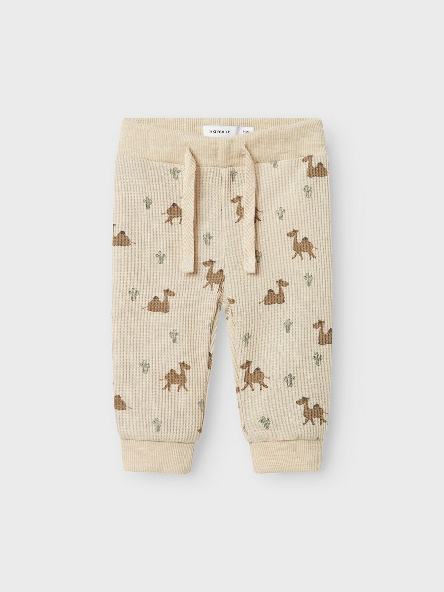 Name it Waffle Hose Kamele beige