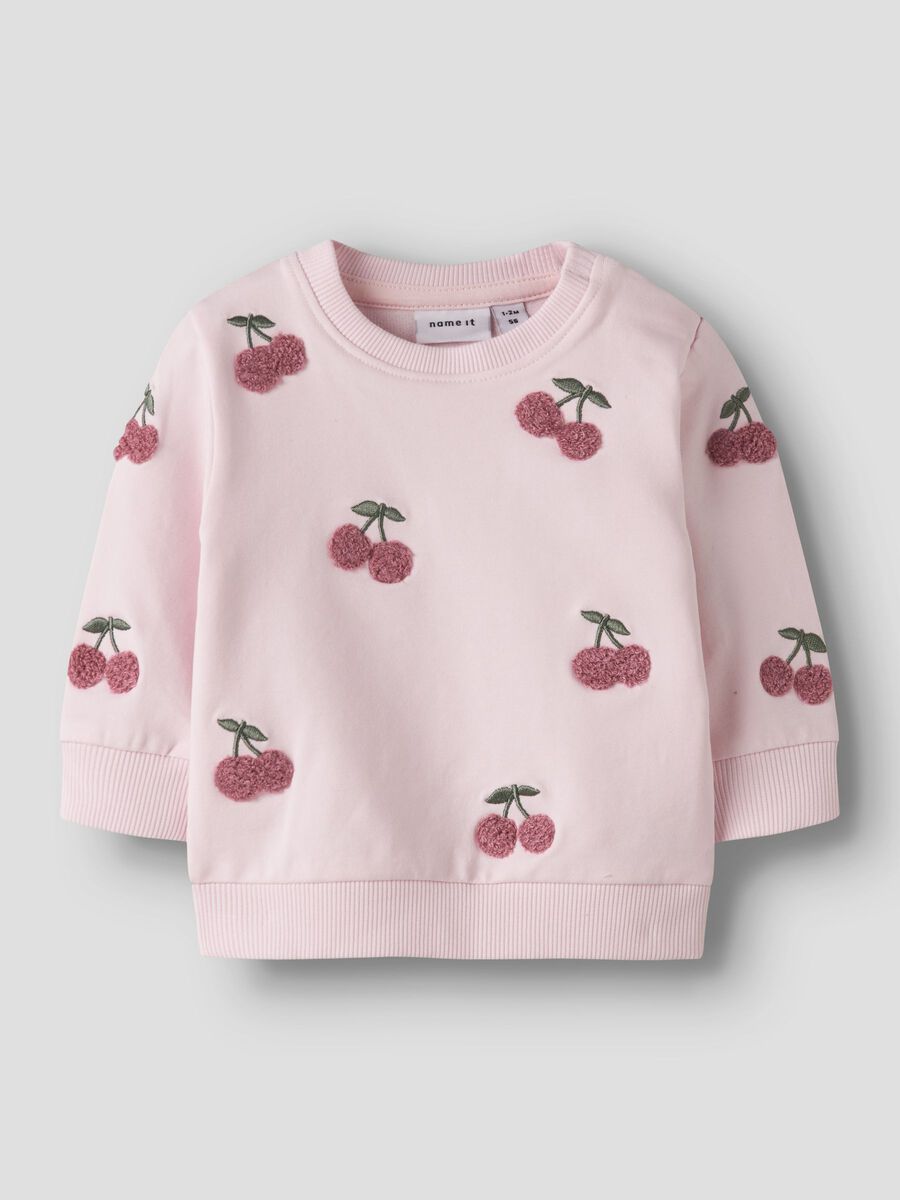 Name it Sweatshirt Kirschen rosa