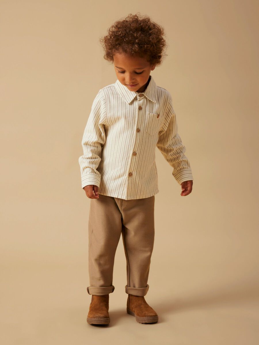 Lil' Atelier Hemd Streifen turtledove