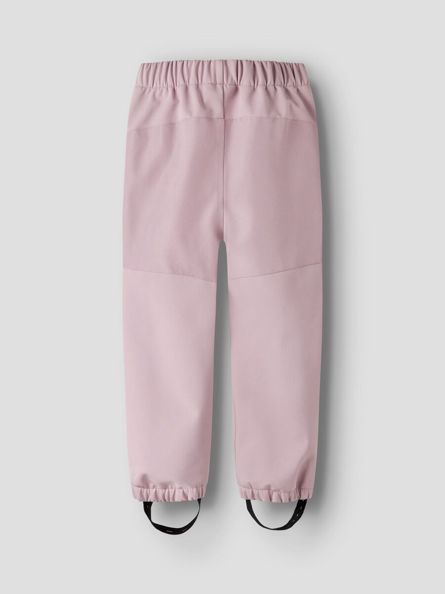 Name it Magic Softshellhose Floral lilac